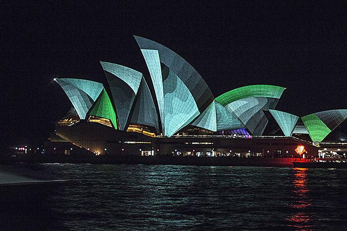 Sydney Opera House during VIVID SYDNEY