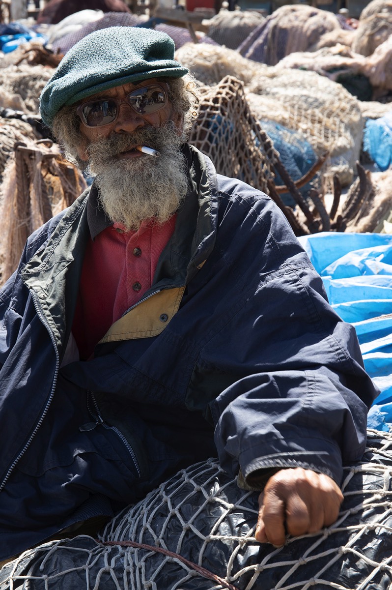 Fisherman in Essoaira, Morocco
