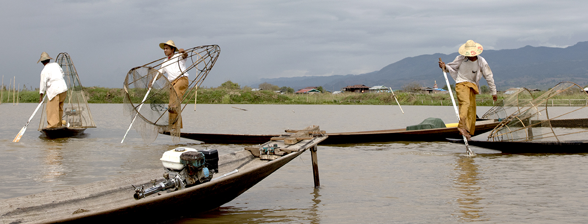 Fishermen on Lake Inle - Myanmar