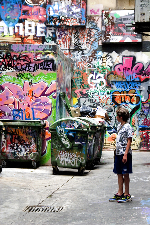 Grafitti Everywhere! - alleyways in Melbourne