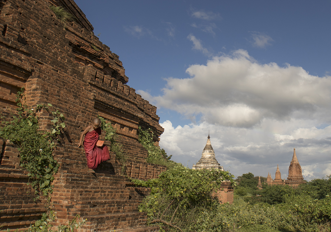 Young Monk - Bagan, Myanmar