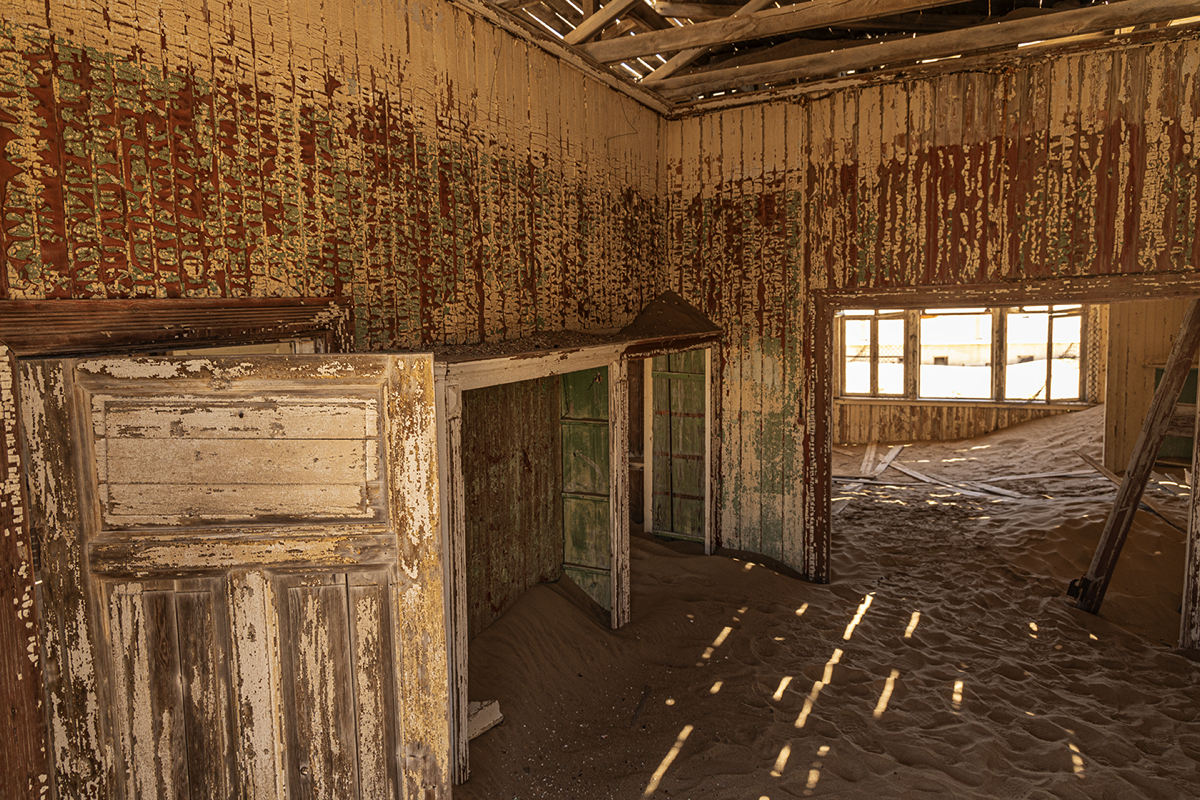 Abandoned Mining town - Kolmanskop, Namibia