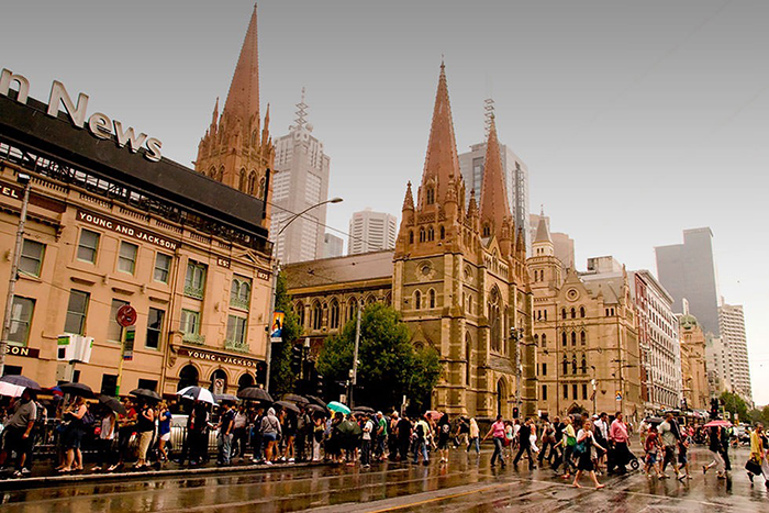 Rainy Day in Melbourne