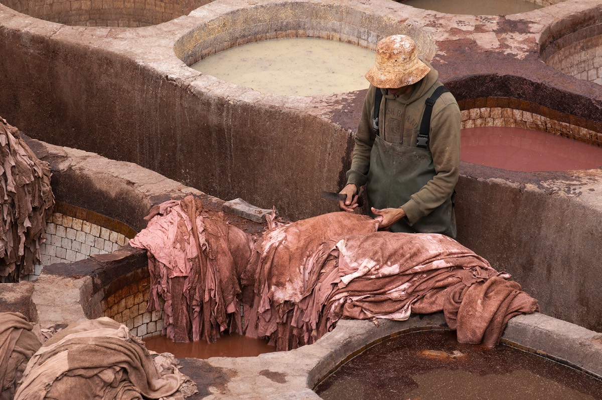 leather tannery - Fes, Morocco