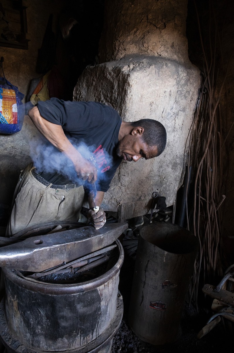 blacksmith in Morocco