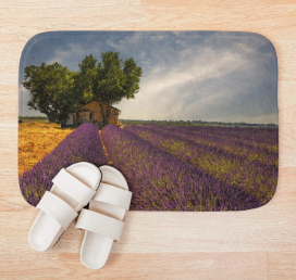 Bath Mat - "Lavender Fields Forever"